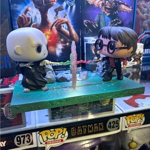 Funko pop Harry Potter vs Voldemort & pop town albus dumbledore obo